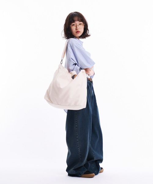 THE BOLDMAN(ザ ボールドマン)の「2way shoulder bag / 2wayショルダーバック(ショルダーバッグ・メンズ・アイボリー/ブラック・FREE)」の11枚目の写真