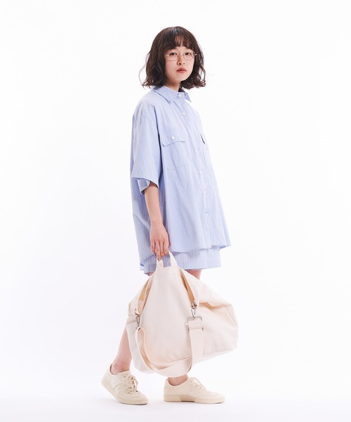 THE BOLDMAN(ザ ボールドマン)の「2way shoulder bag / 2wayショルダーバック(ショルダーバッグ・メンズ・アイボリー/ブラック・FREE)」の14枚目の写真