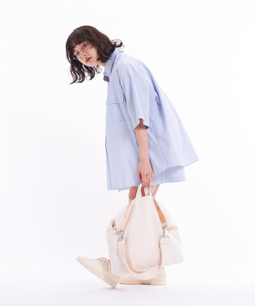 THE BOLDMAN(ザ ボールドマン)の「2way shoulder bag / 2wayショルダーバック(ショルダーバッグ・メンズ・アイボリー/ブラック・FREE)」の17枚目の写真