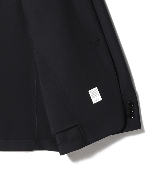 ESTNATION（エストネーション）の「GOOD PEOPLE GOOD STITCHING GOOD PRODUCT for ESTNATION / ツイル シングルジャケット（テーラードジャケット・メンズ・ネイビー/ブラック・SMALL/MEDIUM/LARGE/X-LARGE）」の5枚目の写真