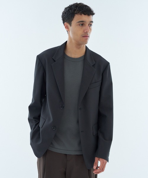 ESTNATION（エストネーション）の「GOOD PEOPLE GOOD STITCHING GOOD PRODUCT for ESTNATION / ツイル シングルジャケット（テーラードジャケット・メンズ・ネイビー/ブラック・SMALL/MEDIUM/LARGE/X-LARGE）」の11枚目の写真