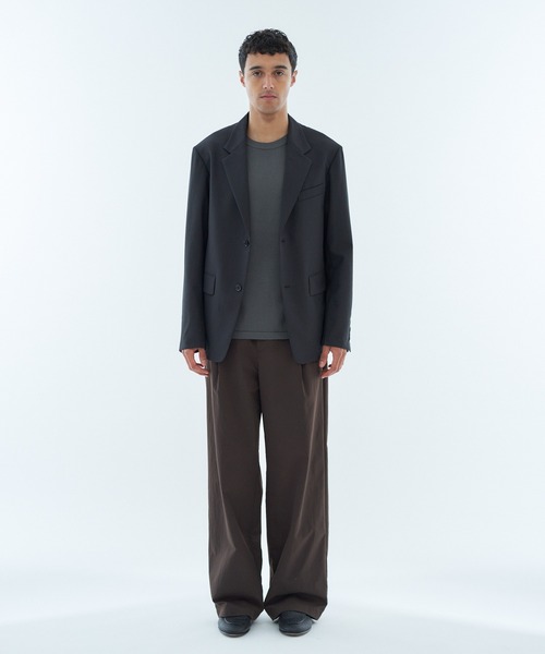 ESTNATION（エストネーション）の「GOOD PEOPLE GOOD STITCHING GOOD PRODUCT for ESTNATION / ツイル シングルジャケット（テーラードジャケット・メンズ・ネイビー/ブラック・SMALL/MEDIUM/LARGE/X-LARGE）」の12枚目の写真