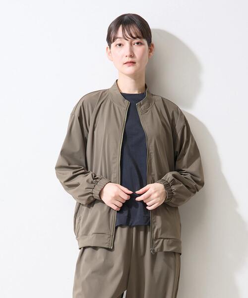 LOGEMENT DE CLAIRE(ロジュモンドクレール)の「【Allease/オールイーズ】ジップアップブルゾン(ブルゾン・レディース・ブラック/カーキ・FREE)」の14枚目の写真