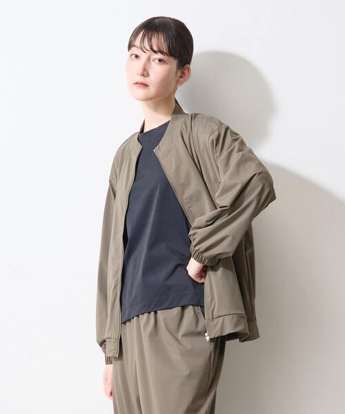 LOGEMENT DE CLAIRE(ロジュモンドクレール)の「【Allease/オールイーズ】ジップアップブルゾン(ブルゾン・レディース・ブラック/カーキ・FREE)」の15枚目の写真