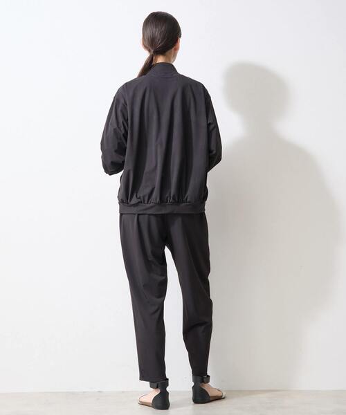 LOGEMENT DE CLAIRE(ロジュモンドクレール)の「【Allease/オールイーズ】ジップアップブルゾン(ブルゾン・レディース・ブラック/カーキ・FREE)」の8枚目の写真