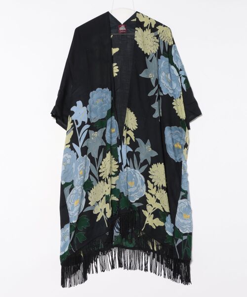 カヤ(カヤ)の「【カヤ】花錦UV羽織(カーディガン/ボレロ・レディース・ダークグレー/ブルー/ベージュ/ネイビー・FREE)」の18枚目の写真