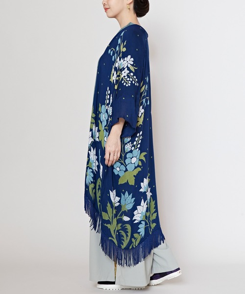 カヤ(カヤ)の「【カヤ】花錦UV羽織(カーディガン/ボレロ・レディース・ダークグレー/ブルー/ベージュ/ネイビー・FREE)」の22枚目の写真