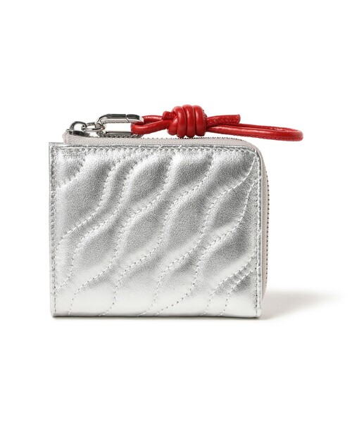 Ray BEAMS(レイビームス)の「【別注】BEAURE / キルティング ウォレット(ポーチ・レディース・レッド/ブラック/シルバー・ONE SIZE)」の3枚目の写真
