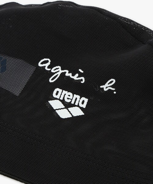 agnes b. x arena メッシュスイムキャップ（スイムグッズ）｜agnes b