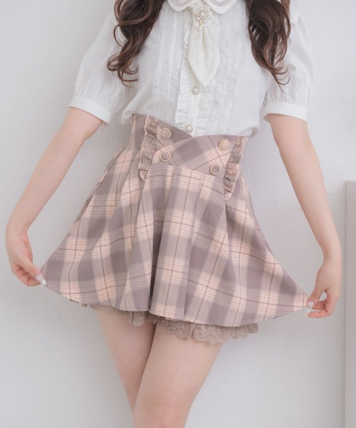 ROJITA(ロジータ)の「ウエストラッフルスカパン(スカート・レディース・ブラック/グレー/ピンク・FREE)」の13枚目の写真