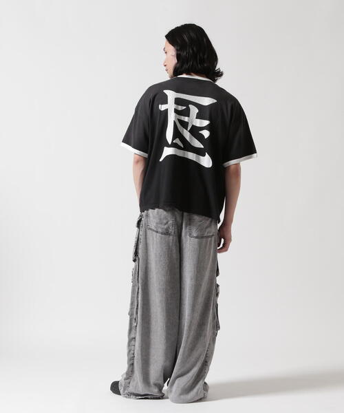 DANKE SCHON(ダンケシェーン)の「DankeSchon/ダンケシェーン/CEMICAL TENCEL CARGO PANTS(カーゴパンツ・メンズ・グレー・M/L)」の5枚目の写真