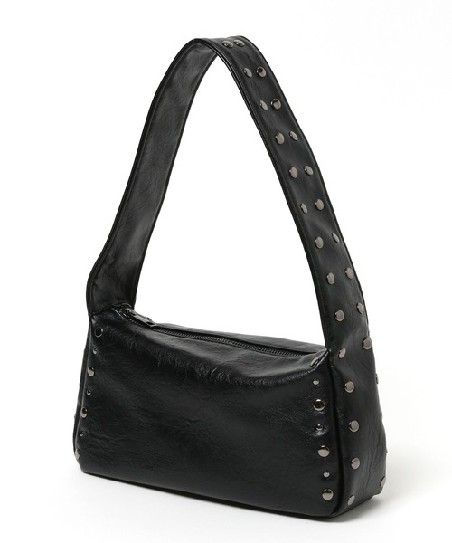 FOREVER 21（フォーエバー トゥエンティーワン）の「【2025SS】スタッズ付きハンドバッグ（ハンドバッグ・レディース・ブラック/ブラウン・FREE）」の15枚目の写真