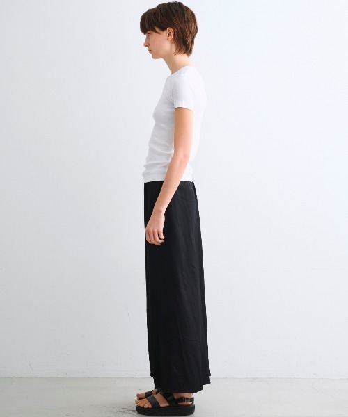 three dots（スリードッツ）の「オーガニックコットン アレックス（Tシャツ/カットソー・レディース・オリーブ/ピンク系その他/ホワイト系その他/ベージュ系その他・SMALL/MEDIUM）」の6枚目の写真