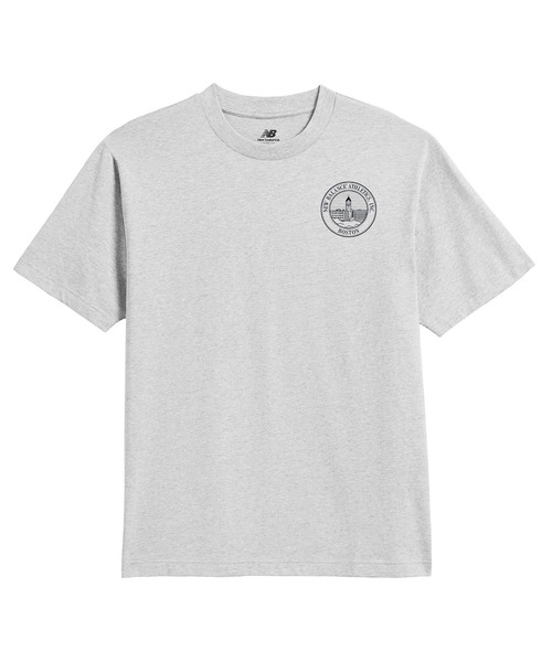 NEW BALANCE(ニューバランス)の「クレストショートスリーブTシャツ(Tシャツ/カットソー・メンズ・ヘザーグレー・SMALL/MEDIUM/LARGE/X-LARGE/XX-LARGE)」の1枚目の写真