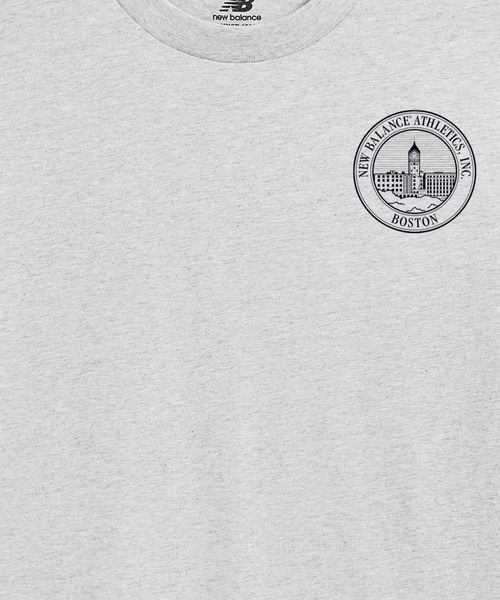 NEW BALANCE(ニューバランス)の「クレストショートスリーブTシャツ(Tシャツ/カットソー・メンズ・ヘザーグレー・SMALL/MEDIUM/LARGE/X-LARGE/XX-LARGE)」の4枚目の写真