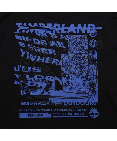 Timberland(ティンバーランド)の「メンズ 長袖 グラフィック Tシャツ(Tシャツ/カットソー・メンズ・ブラック・LARGE/MEDIUM/SMALL/X-SMALL/XXX-LARGE/X-LARGE)」の8枚目の写真