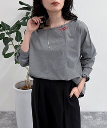 fredy emue | 2WAYワンショルロンTシャツ(Tシャツ/カットソー)