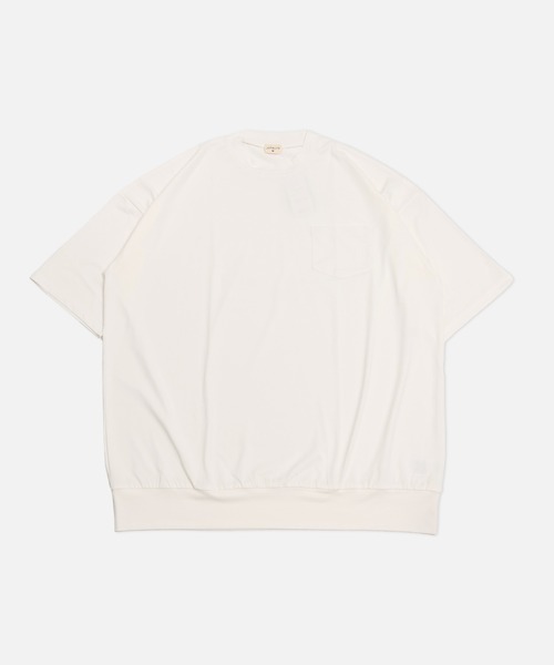 JAM & LINK(ジャムアンドリンク)の「【リンクコーデ】 抗ピリング加工 ワイド半袖Tシャツ(Tシャツ/カットソー・メンズ・ネイビー/ブラック/ホワイト/パープル/チャコールグレー/ミント/クリーム・M/L)」の2枚目の写真