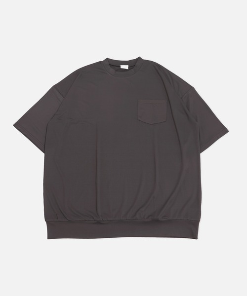 JAM & LINK(ジャムアンドリンク)の「【リンクコーデ】 抗ピリング加工 ワイド半袖Tシャツ(Tシャツ/カットソー・メンズ・ネイビー/ブラック/ホワイト/パープル/チャコールグレー/ミント/クリーム・M/L)」の4枚目の写真