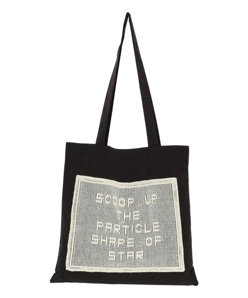 Samansa Mos2（サマンサ モスモス）の「ロゴメッシュレーストートバッグ（ハンドバッグ・レディース・ピンク/ブルー/ブラック・F）」の11枚目の写真