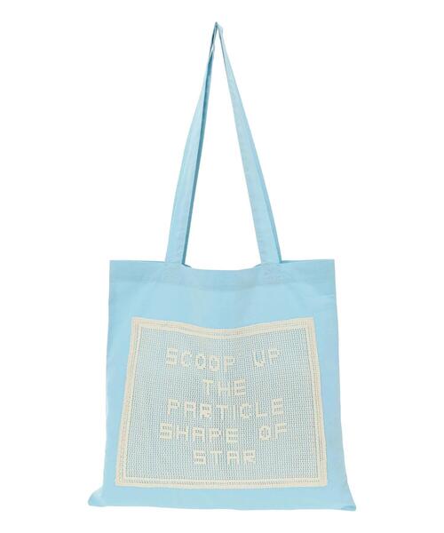 Samansa Mos2（サマンサ モスモス）の「ロゴメッシュレーストートバッグ（ハンドバッグ・レディース・ピンク/ブルー/ブラック・F）」の12枚目の写真