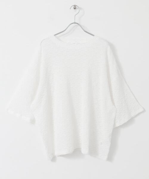 KBF（ケイビーエフ）の「ルーズレースTEE（Tシャツ/カットソー・レディース・ブラック/オフホワイト・ONE）」の10枚目の写真