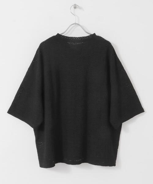 KBF（ケイビーエフ）の「ルーズレースTEE（Tシャツ/カットソー・レディース・ブラック/オフホワイト・ONE）」の21枚目の写真