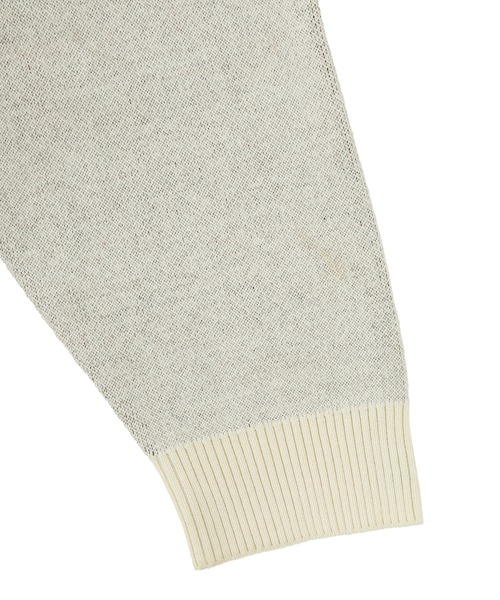 X-girl（エックスガール）の「HEART LOGO JACQUARD KNIT TOP