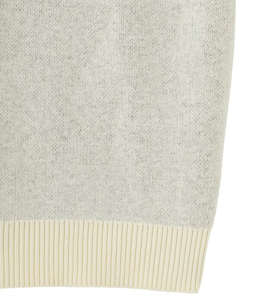 X-girl（エックスガール）の「HEART LOGO JACQUARD KNIT TOP