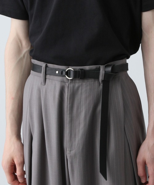 HARE（ハレ）の「【MADE IN JAPAN】シックナローベルト(HARE)（ベルト・メンズ・ブラック・FREE）」の7枚目の写真