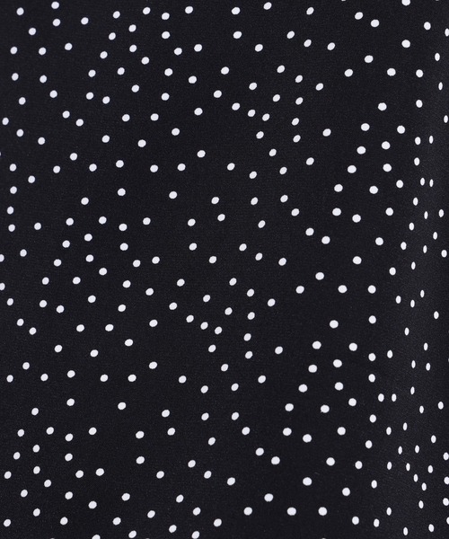 N.（N. Natural Beauty Basic）（エヌエヌナチュラルビューティーベーシック）の「ラッフルドットブラウス（シャツ/ブラウス・レディース・ブラック/オフホワイト/ブラウン・MEDIUM）」の4枚目の写真