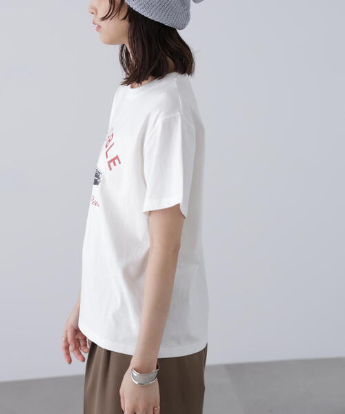 FREE'S MART(フリーズマート)の「◆クラシックカープリントTシャツ(Tシャツ/カットソー・レディース・ホワイト/ブラック・FREE)」の7枚目の写真