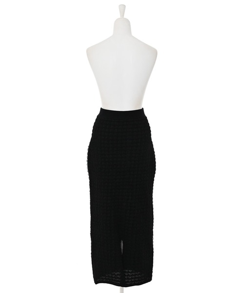 Narcissus（ナルシス）の「【MIDVEIN】ポコポコロングスカート（スカート・レディース・グリーン/ブラック・FREE）」の3枚目の写真