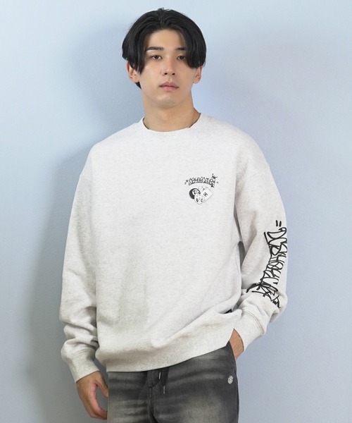 DC（ディーシー）の「【ムラサキスポーツ限定】DC/ディーシー トレーナー スウェット クルーネック バックプリント 裏起毛 25 GAME CREWNECK PULLOVER DPO254059M（スウェット・メンズ・ブラック/ヘザーグレー/スミクロ・XL/M/L）」の16枚目の写真