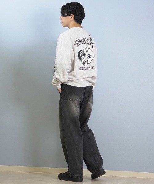 DC（ディーシー）の「【ムラサキスポーツ限定】DC/ディーシー トレーナー スウェット クルーネック バックプリント 裏起毛 25 GAME CREWNECK PULLOVER DPO254059M（スウェット・メンズ・ブラック/ヘザーグレー/スミクロ・XL/M/L）」の19枚目の写真