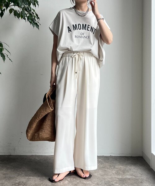 セール】A MOMENTタックスリーブTEE（Tシャツ/カットソー