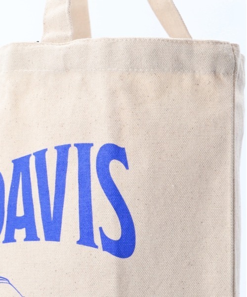 BEN DAVIS(ベンデイビス)の「BENDAVIS ベンデイビス ORGANIC COTTON TOTE(トートバッグ・メンズ・ホワイト×ネイビー/ホワイト×レッド/ホワイト×ブラック・FREE)」の7枚目の写真