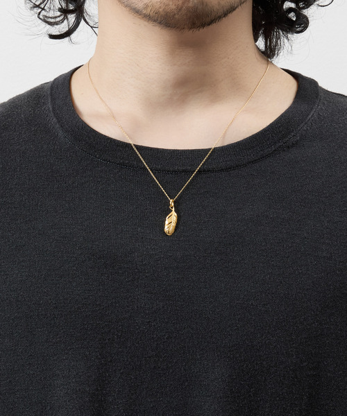 HARIM(ハリム)の「HARIM ハリム / EX TINY FEATHER PENDANT シルバー925タイニーフェザーネックレス / HRPM004 GP(ネックレス・メンズ・ゴールド・FREE)」の2枚目の写真