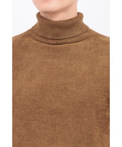 TORNADO MART（トルネードマート）の「ﾏｲｸﾛﾓｰﾙﾀｰﾄﾙﾈｯｸKN（ニット/セーター・メンズ・イエロー系その他/ブラック/パープル/グレー・M/L/LL）」の11枚目の写真