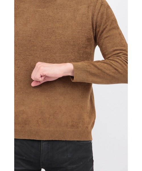 TORNADO MART（トルネードマート）の「ﾏｲｸﾛﾓｰﾙﾀｰﾄﾙﾈｯｸKN（ニット/セーター・メンズ・イエロー系その他/ブラック/パープル/グレー・M/L/LL）」の12枚目の写真