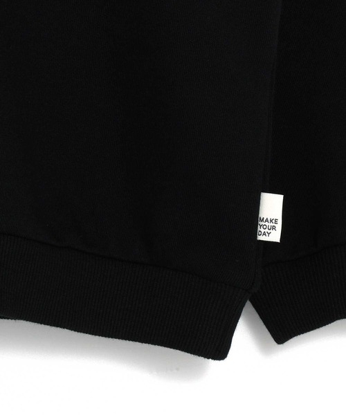 MAKE YOUR DAY（メイクユアデイ）の「イーグル刺繍ファミリー裏毛トレーナー■80～140cm（スウェット・キッズ・ブラック/ブルー・130/120/110/100/90/80/140）」の14枚目の写真