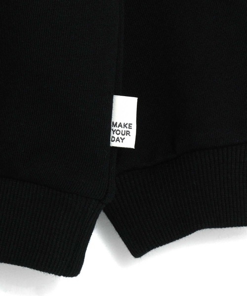 MAKE YOUR DAY（メイクユアデイ）の「イーグル刺繍ファミリー裏毛トレーナー■80～140cm（スウェット・キッズ・ブラック/ブルー・130/120/110/100/90/80/140）」の15枚目の写真