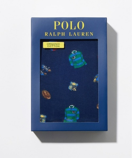 POLO RALPH LAUREN（ポロ ラルフ ローレン）の「【POLO RALPH LAUREN】ラグビーコンボプリント 綿 トランクス（トランクス・メンズ・ネイビー・LARGE/MEDIUM）」の8枚目の写真