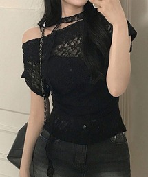 トップス GLAMOROUS JANE GLAMOROUS JANE tシャツ TOM＆JERRYプリントTシャツ レディース