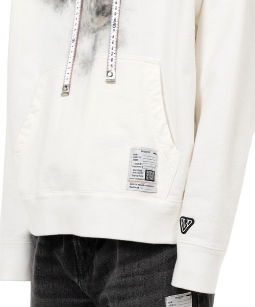 Maison MIHARA YASUHIRO（メゾンミハラヤスヒロ）の「Dog Printed Hoodie（スウェット・メンズ・グレー/ブラック/ホワイト・44/46/48）」の10枚目の写真