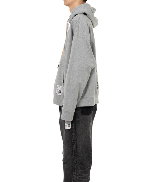 Maison MIHARA YASUHIRO（メゾンミハラヤスヒロ）の「Dog Printed Hoodie（スウェット・メンズ・グレー/ブラック/ホワイト・44/46/48）」の21枚目の写真