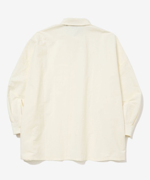 rehacer（レアセル）の「rehacer : Super Wide Dolman Sleeve Shirt / スーパーワイド ドルマンスリーブ シャツ（シャツ/ブラウス・メンズ・ベージュ/ホワイト/オリーブ・MEDIUM/LARGE/X-LARGE）」の10枚目の写真