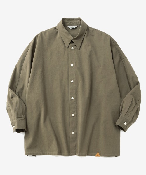 rehacer（レアセル）の「rehacer : Super Wide Dolman Sleeve Shirt / スーパーワイド ドルマンスリーブ シャツ（シャツ/ブラウス・メンズ・ベージュ/ホワイト/オリーブ・MEDIUM/LARGE/X-LARGE）」の22枚目の写真