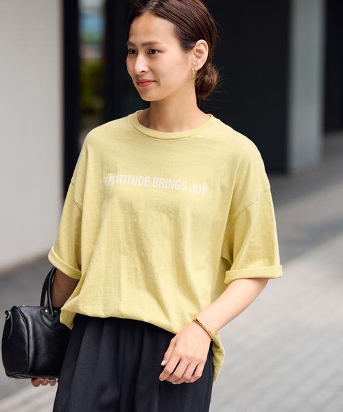 新品【FRAMeWORK】デキシーテンジクLONG Tシャツ ホワイト FRAMeWORK（フレームワーク）の「デキシーテンジクLONG Tシャツ