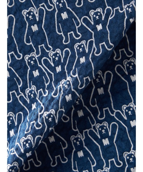 McGREGOR（マックレガー）の「ベア柄リップルシャツ（七分袖）（シャツ/ブラウス・メンズ・ネイビー/アイボリー・L/XL/M）」の13枚目の写真